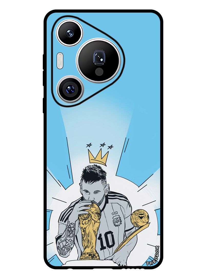 Theodor Protective Case Anti Scratch Shock Proof Bumper Cover For Huawei Pura 70 Pro Messi Kiss WC - Image 1