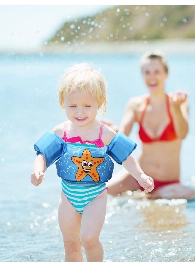 Generic Toddler Swim Vest, Kids Water Wings Arm Floaties for 30-50 Pounds, Infant Safety Swim Aid Jumper Inflatable,Swim Arm Bands,Float Sleeves Swimming Armbands for Sea/Pool/Beach/Training - Image 5