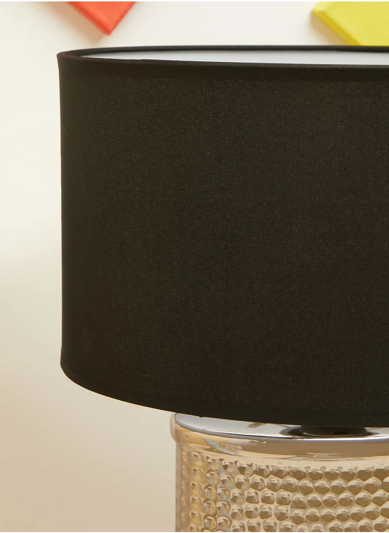 Premier Regents Park Hammered Chrome Table Lamp