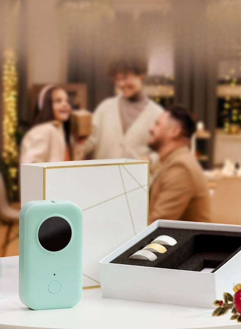 phomemo Label Maker Machine, Portable Bluetooth Label Printer, Lightweight Sticker Printer Machine, Compact And Durable Labeler For School Office Home Organization, (1pc, Blue) - Image 4