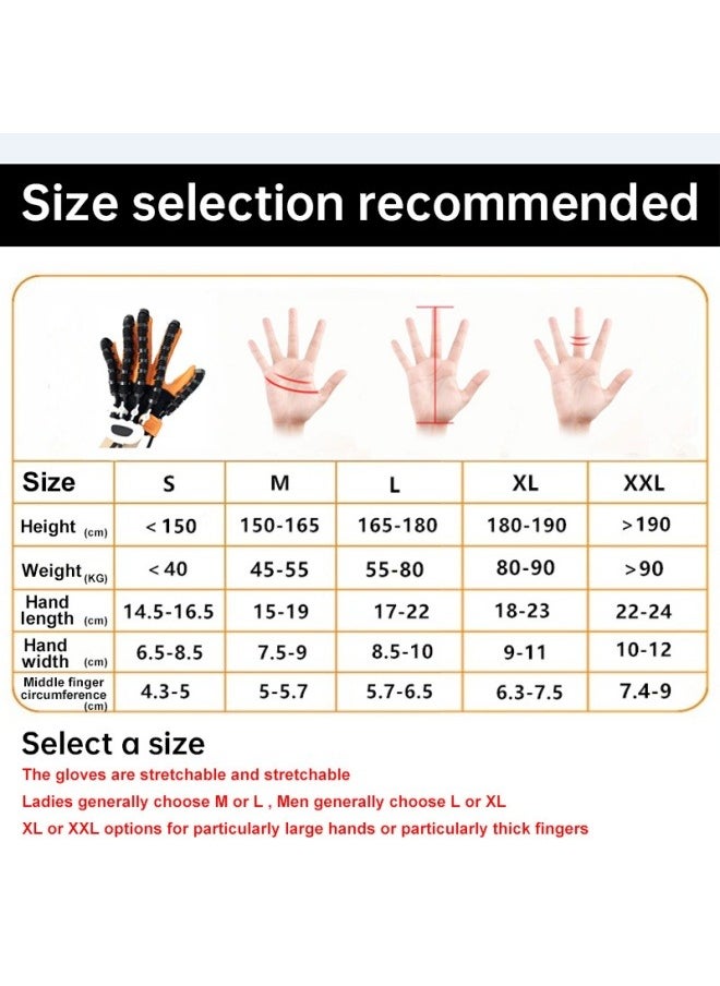 Generic Rehabilitation Robot Gloves for Stroke Patients People with Hand Disorders Caused by Cerebral Palsy Recover Five-Finger Splitter Trainer Upgrade Hand Recovery Massager  - Image 2