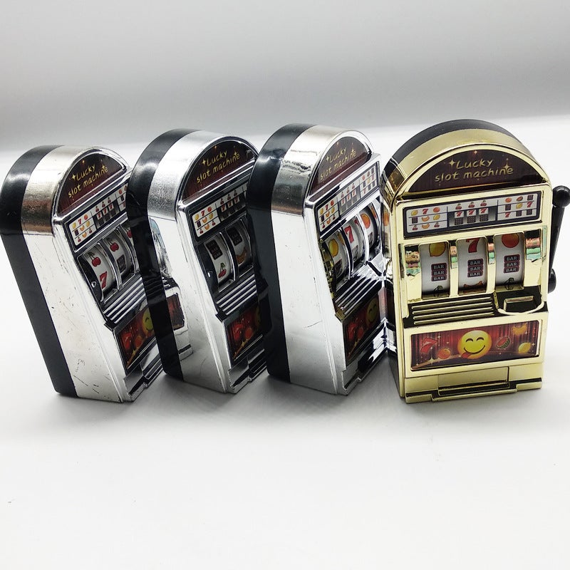 Slot Machine: Compact Portable Silver Casino Toy - Durable ABS Plastic Educational Interactive Playset for Kids, Adults and Family Playrooms - Image 5