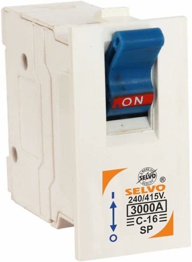 SELVO C-16A Single Pole Modular Mounted Mini MCB (Pack of 3) - Image 1