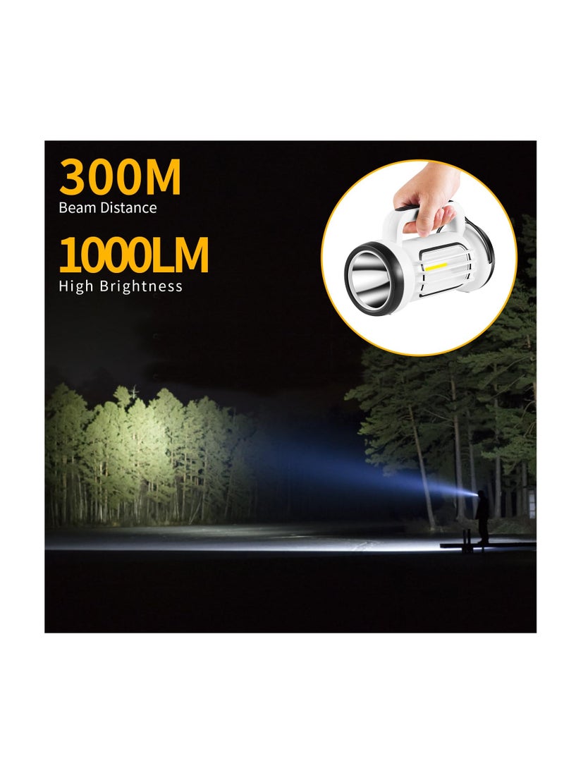 Excefore Flashlight Lantern for Camping, Super Bright 1000 Lumen Powerful LED Rechargeable Flashlights with 5 Light Modes, IPX6 Waterproof, Perfect for Power Outages, Hurricane Emergency, Hiking, Fishing  - Image 2