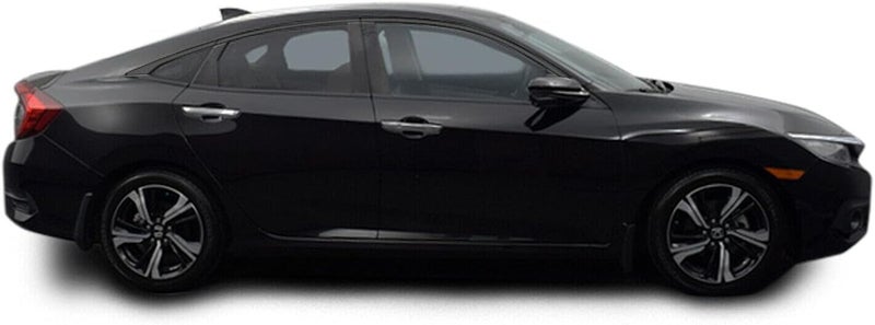 SlickMod Chrome Delete Blackout Window Trim Vinyl Cover for Honda Civic Sedan 2016-2021 (Gloss Black) - Image 3
