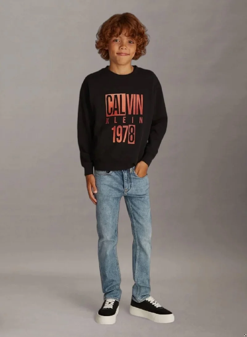 Calvin Klein Jeans  Gradient Graphic Sweatshirt for Men | Best Price UAE