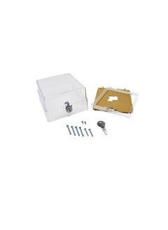 Clear Plastic Thermostat Guard Universal Compatibility (BTG-UK2)