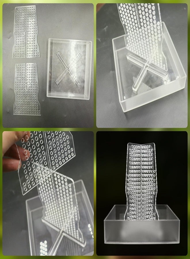 Neeenn Bearded Dragon Feeder, Transparent Acrylic Chameleon Feeding Bowl, Reptile Terrarium & Aquarium Accessories, Climbable Bug Food Bowl for Lizard Frog Gecko - Image 3