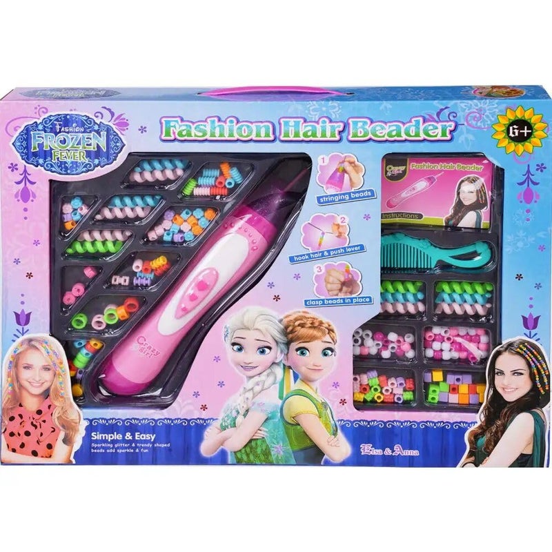 Plastic Hair Braiding Machine – with Accessories for Girls – Hair Accessories Design and Creativity Toy – Fun Educational Gift - Image 1