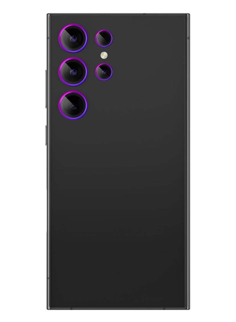 AMAZINGthing Supreme Samsung Galaxy S24 Ultra Tempered Glass Camera Lens Protector Aluminum AR Lens Defender - Symphony - Image 3