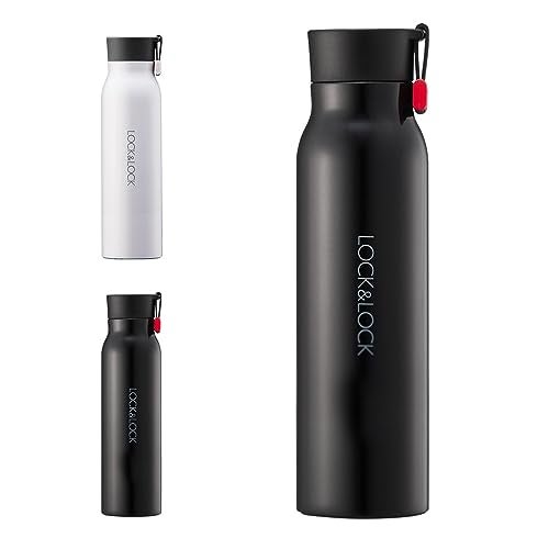 LocknLock LOCK & LOCK Name Stainless Steel Vacuum Insulated Thermal Travel Mug, 17 oz (Black) - Image 1