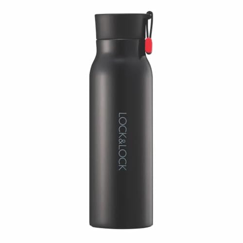 LocknLock LOCK & LOCK Name Stainless Steel Vacuum Insulated Thermal Travel Mug, 17 oz (Black) - Image 4