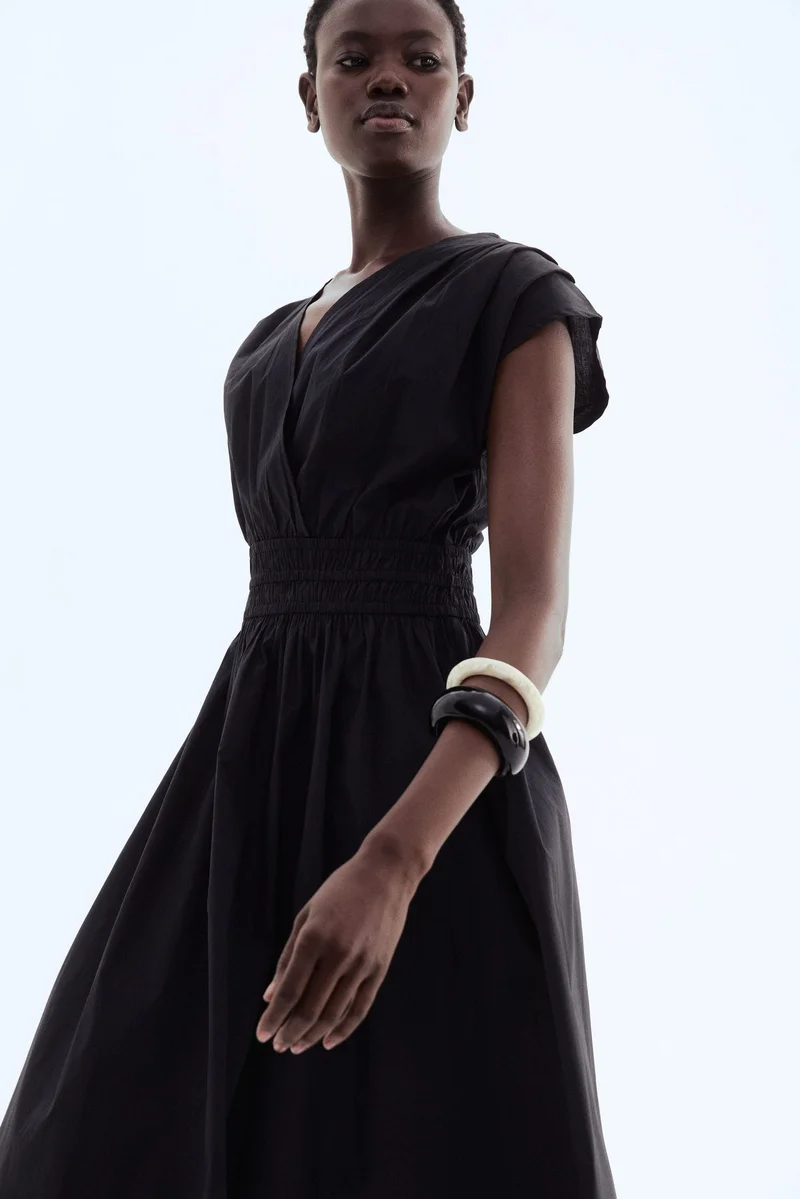H&M Smock-waisted cotton dress