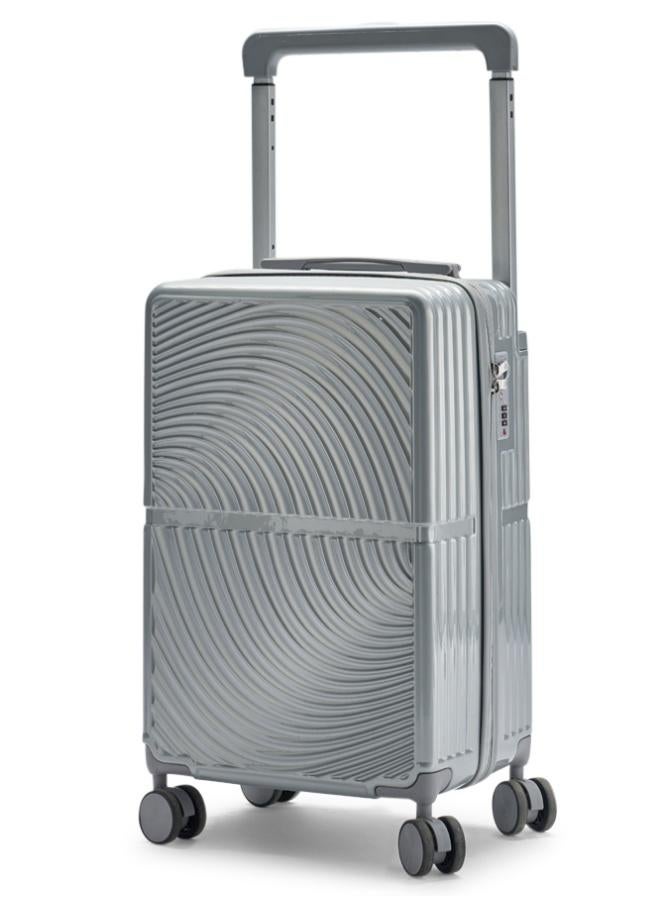 LIMRA travel bags from limra made of pc , consisting of two pieces , size 20"-24" inches, silver color - Image 3