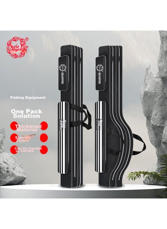 Bear fire Xionghuoyugujia Bao 1.30 Meters, Thickened Double-layer, Multifunctional, Lightweight Fishing Rod Bag, Backpack Fishing Bag, Hand Rod Storage Bag  - Image 1