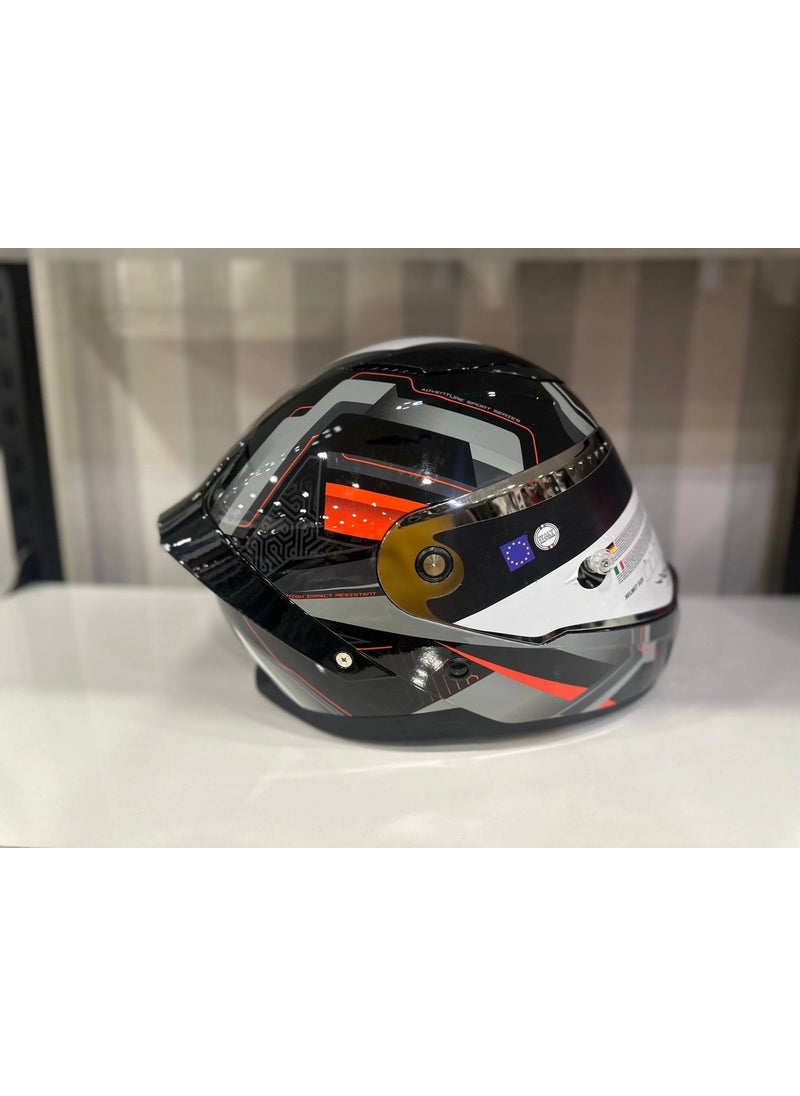 sway Helmet Sw 850 Black/white Full Face  - Image 3