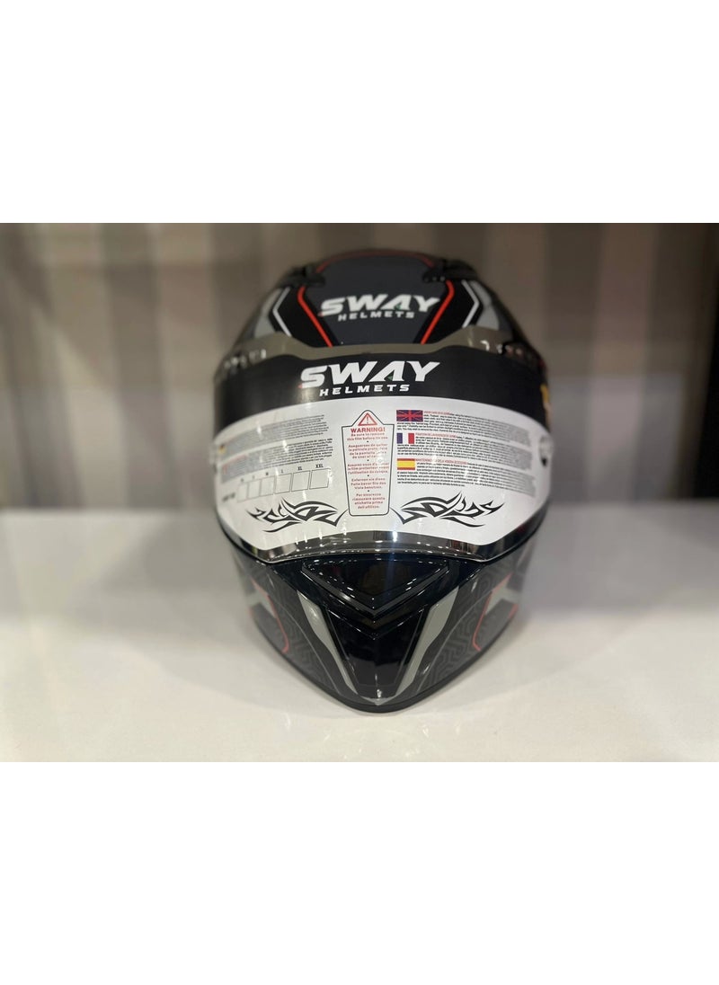 sway Helmet Sw 850 Black/white Full Face  - Image 2