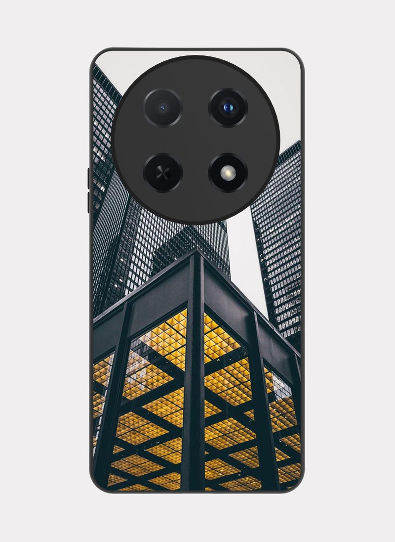 PXLAAT Huawei Nova 12i case cover Architectural Towers Design - Image 1
