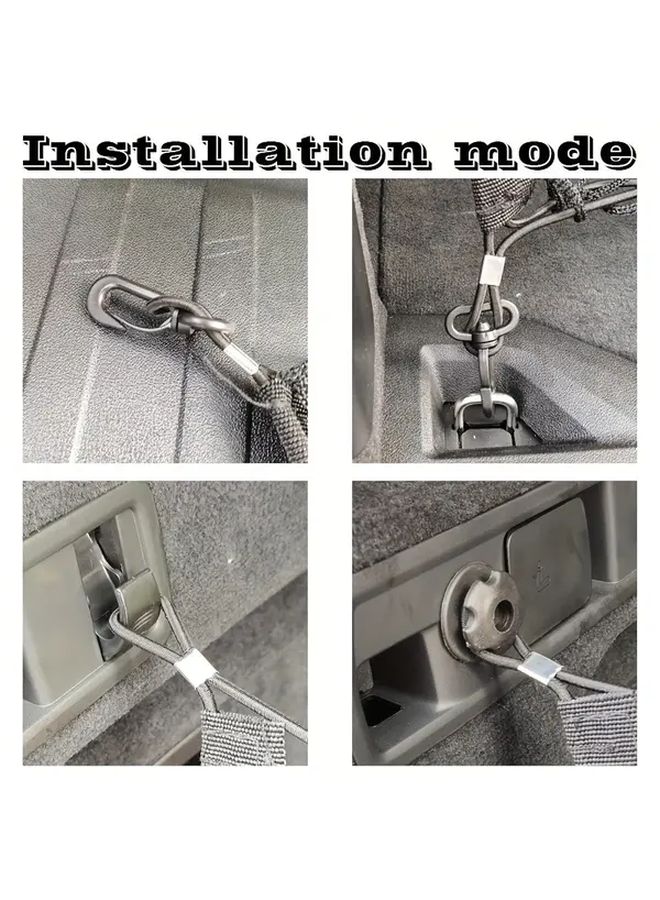 GM Trunk Mesh Double Layer High Elastic Adjustable Storage Net For Car SUV Luggage - Image 4