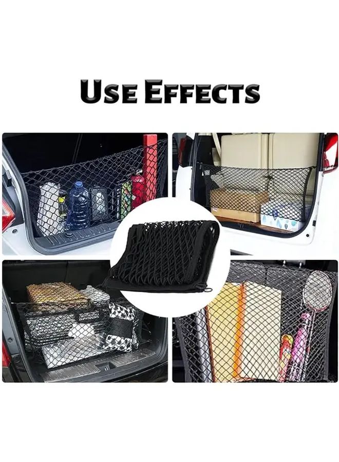 GM Trunk Mesh Double Layer High Elastic Adjustable Storage Net For Car SUV Luggage - Image 5