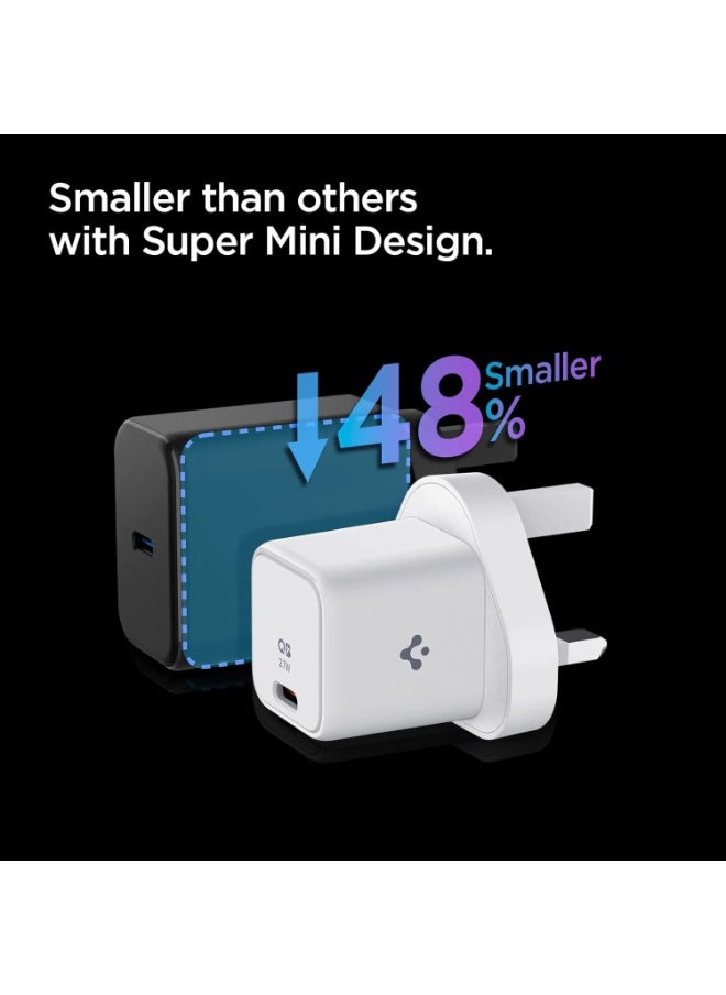 Spigen Spigen 27W USB C Super Fast Wall Charger 25W PPS Charger Super Fast Charging Adapter for iPhone 15 14 Pro Max Plus 13 iPad Samsung Galaxy S24 S23 S22 Ultra Fold Flip Steam Deck  - Image 4