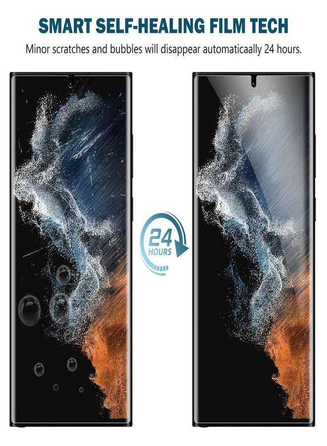EGV 3 Pack for Samsung Galaxy S22 Ultra Screen Protector, Touch Sensitive, Anti-Scratch 3D Curved Upgrade Flexible TPU Screen Protector for Galaxy S22 Ultra, Bubble Free - Image 5