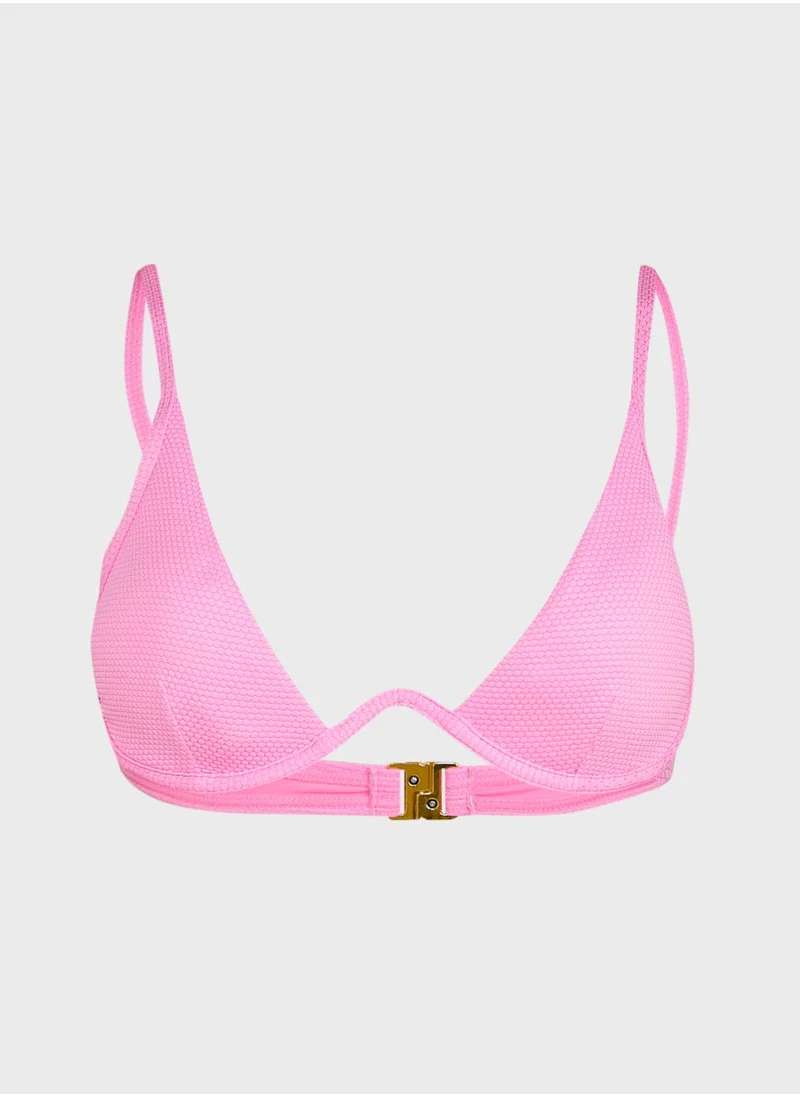 NEW LOOK Monowire Textured Bikini Top