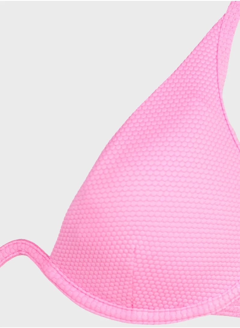 NEW LOOK Monowire Textured Bikini Top