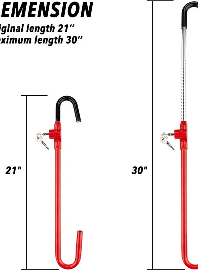 Cartman Anti-Theft Steering Wheel Lock, Brake Pedal Adjustable Lock - Image 3