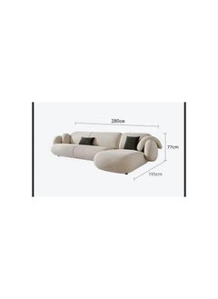 Poppins Home Poppins HOME Modern Nordic L-Shaped Sectional Sofa for Living Room, Modular (Right Arm)  - Image 2