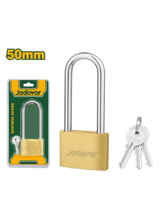 jadever Long shackle brass padlock JDPD2450 - pzsku/Z8C7A79E17E9337614945Z/45/_/1736337559/d5ce5372-308b-4ee1-a0bc-0698a40af5f1