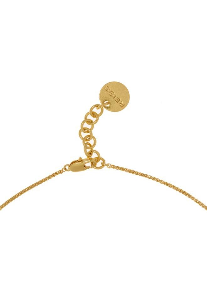 REISS - Skye:  Crystal Coin Pendant Necklace - Image 1
