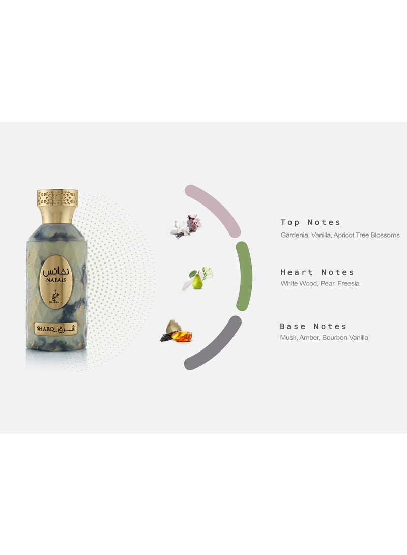 خدلج نفيس شرق 100 مل او دى بارفان للنساء - Image 3
