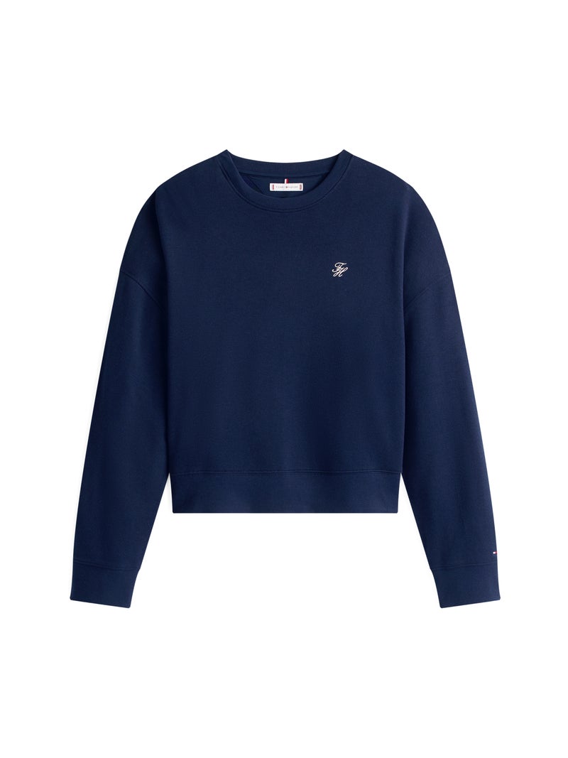 تومي هيلفيغر سويتشيرت بخامة قطنية بيكيه - Image 1