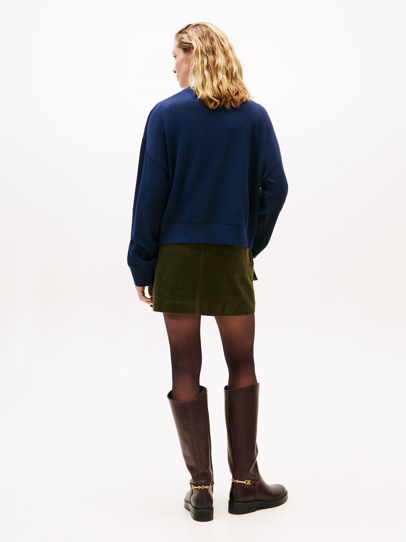 تومي هيلفيغر سويتشيرت بخامة قطنية بيكيه - Image 3