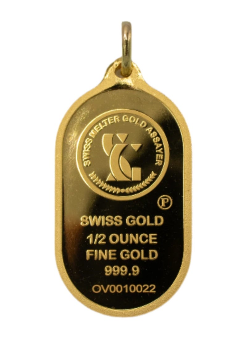 999.9 Hatha Min Fadl Rabbi Wearable Ovalya - 1/2 Ounce