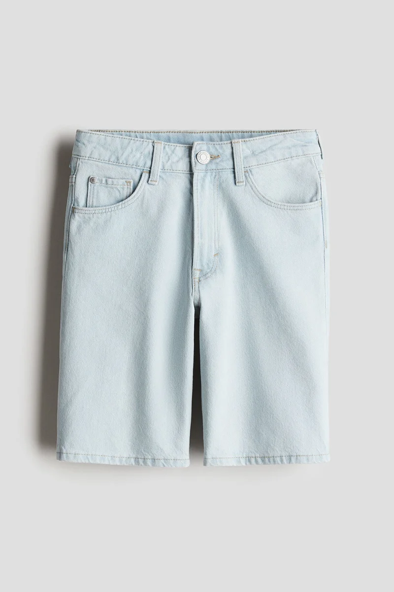 H&M Loose-Fit Denim Shorts