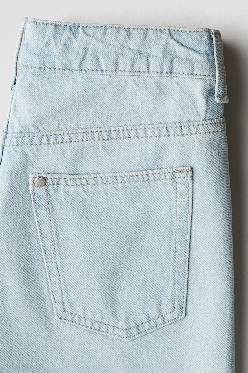 H&M Loose-Fit Denim Shorts
