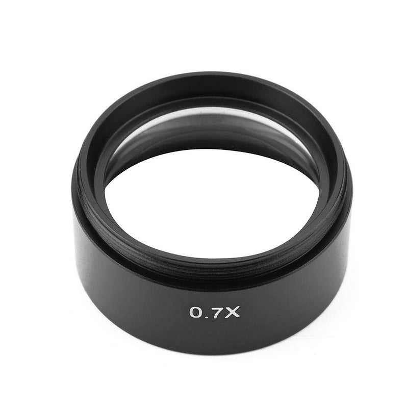 Thincol 0.7X Auxiliary Stereo Microscope Objective Lens, 48mm Mounting, Easy to Attach, Black, LED Light, Metal, Industry Video Microscope Accessory - Image 5