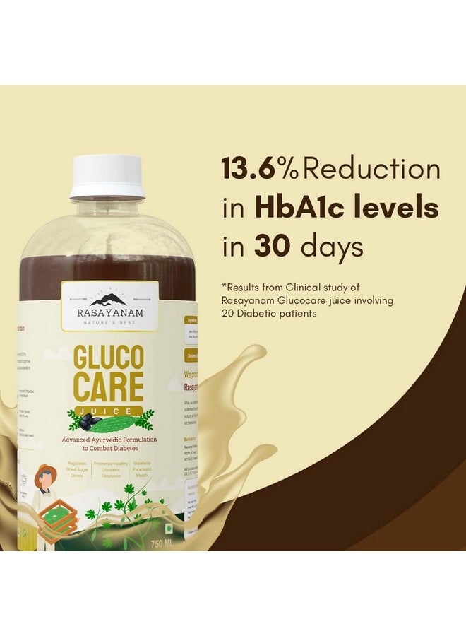 Rasayanam Pure Amla Juice & Gluco Care Juice - Combo Pack (750ml Each) | Helps Maintain Healthy Glucose Levels | Natural Immunity Boost with Vitamin C - Image 2