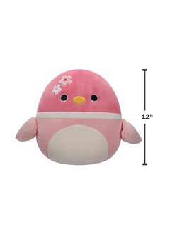 Squishmallows 12 inch Medium Plush Sonja Pink Mallard Duck with Sakura Flowers Officially Licensed Kellytoy Plush Toy Colorful Soft Gift for Kids Girls & Boys Washable Squishy Stuff Toy Multicolor All Age  - Image 5