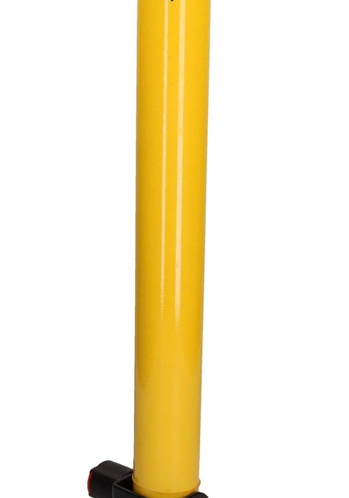 AB Tools Maypole Round Fold Down Security Post with Integral Lock - Yellow - Image 1
