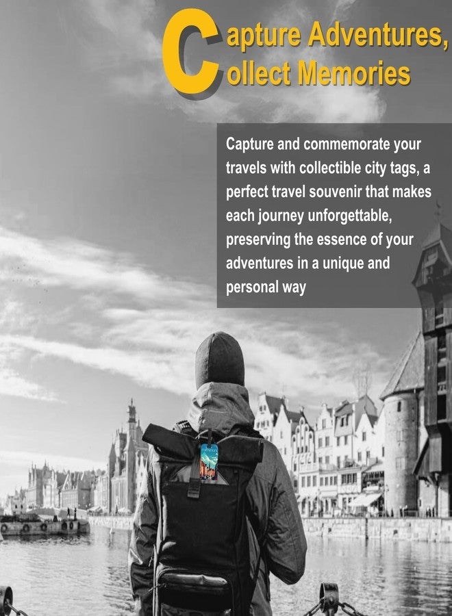 tag8 [Pack 2] tag8 Copenhagen Smart Bag Luggage tag |Trendy Luggage tag ID Identification Fashionable Digital Name tag | Airline Compliant, SITA World Tracer Code Enabled | Travel Gift idea, Collectible - Image 3