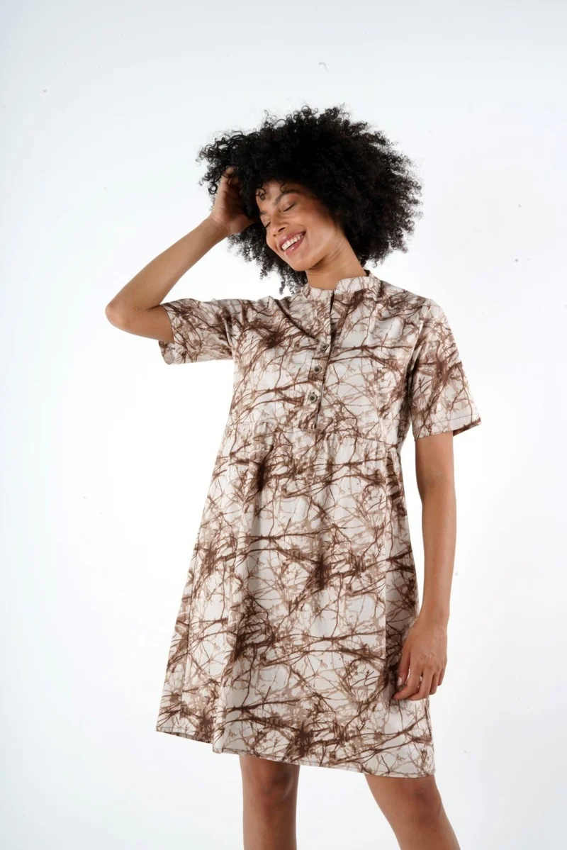 الكسندر جاردي Printed A-Line Dress