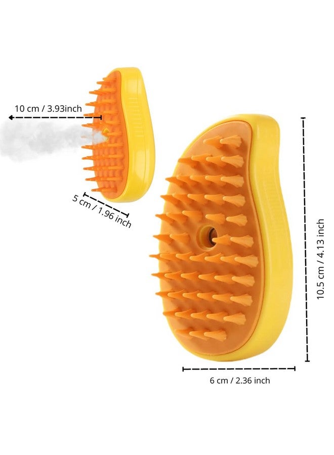 FEGAOSTORE 4-1 Cat Brush with Steam, Steam Brush for Dogs, Steaming Cat Brush, Misting Cat Brush, Pet Massage Comb, Steam Cat Brush, Mist Pet Grooming Comb, Cleaning Brush for Dogs & Cats - Image 4