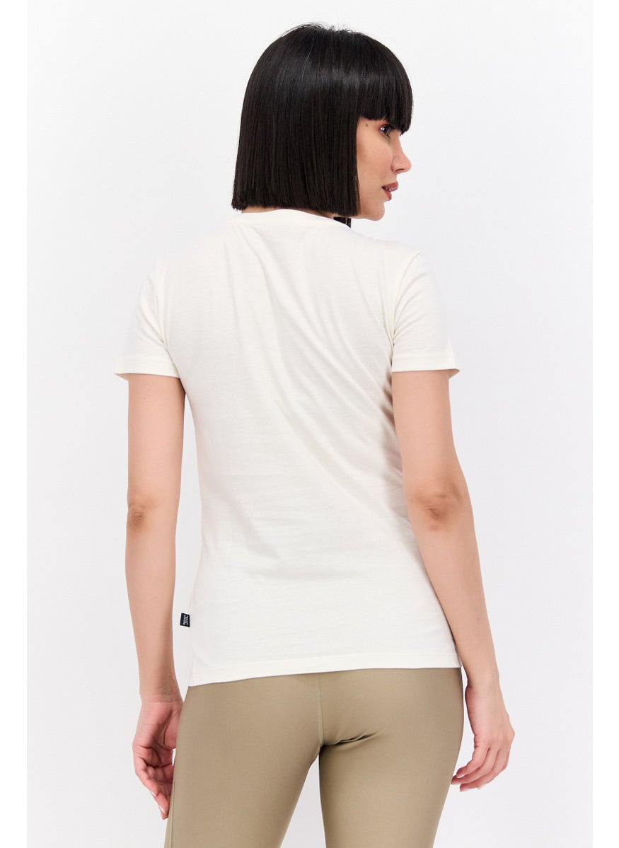 PUMA Women Sportswear Fit Training Top, Beige  - Image 3