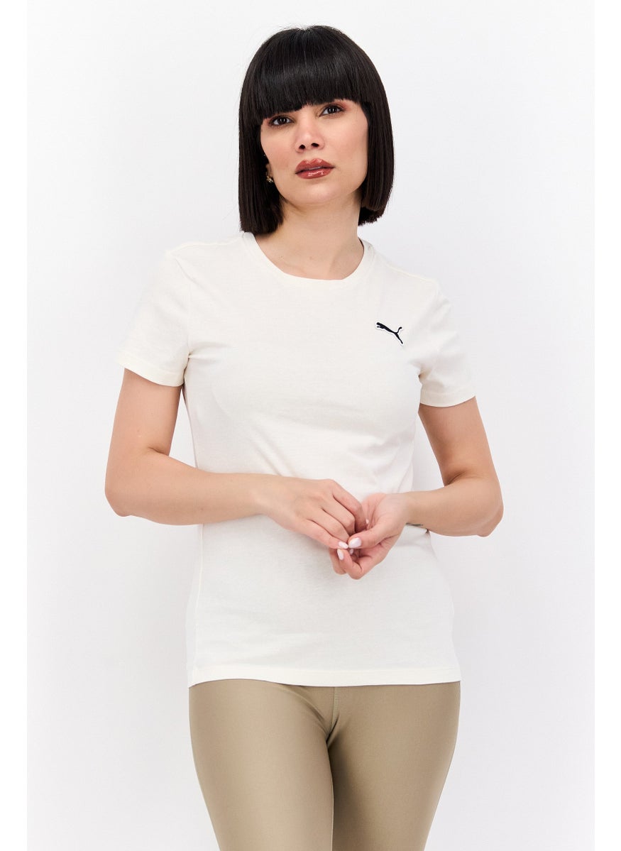 PUMA Women Sportswear Fit Training Top, Beige  - Image 1