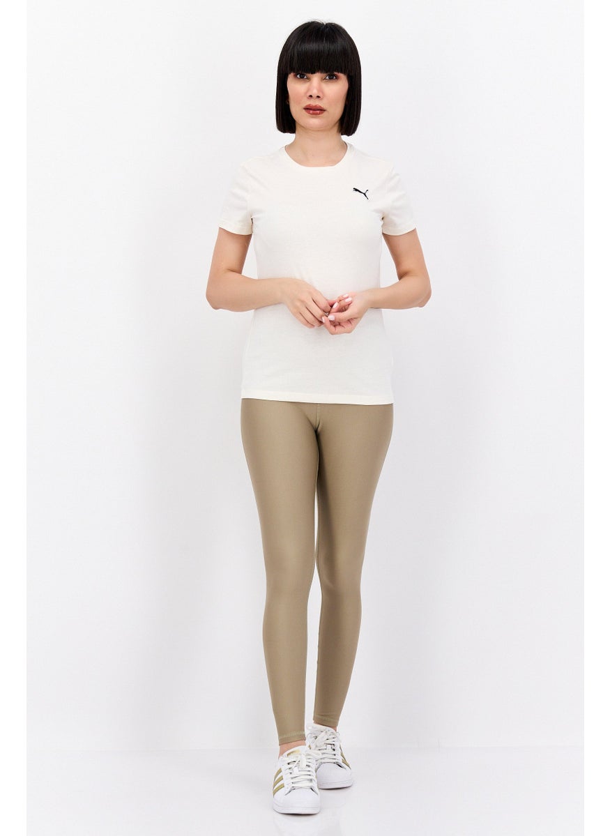 PUMA Women Sportswear Fit Training Top, Beige  - Image 4