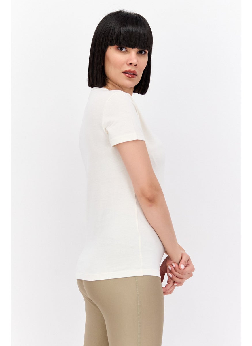PUMA Women Sportswear Fit Training Top, Beige  - Image 2