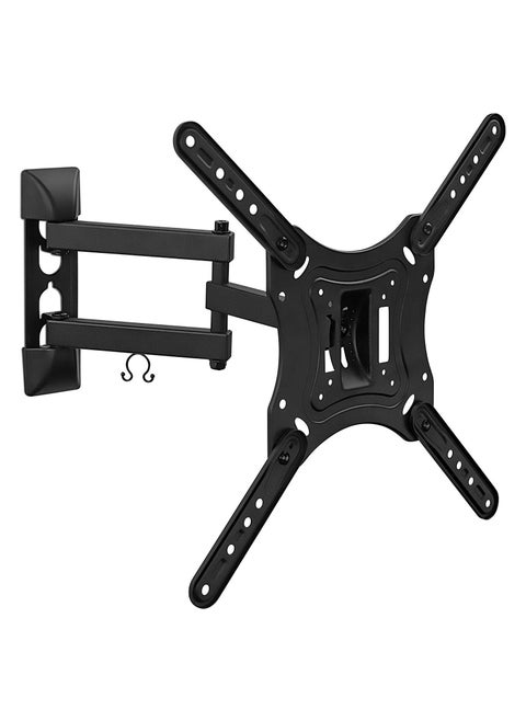 Full Motion TV Wall Mount Monitor Wall Bracket with Swivel & Articulating Tilt Arm, Fits up to 55 Inch Lcd Led Oled Flat Screens up to 66 lbs